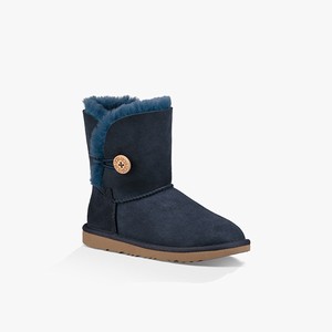 Ugg Bailey Button II Kids Classic Boots Blue (7910NXYIP)